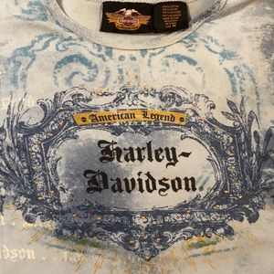 PRICE DROP Harley-Davidson long-sleeve tshirt blue